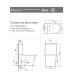 Toilet Java GE, Rimless Flush